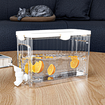 Βραστήρας κρύου νερού μεγάλης χωρητικότητας με βρύση Βραστήρας κρύου νερού Οικιακό ψυγείο Ιαπωνικός χυμός φρούτων Τσάι Κάδος κρύου ποτού Βραστήρας κρύου νερού