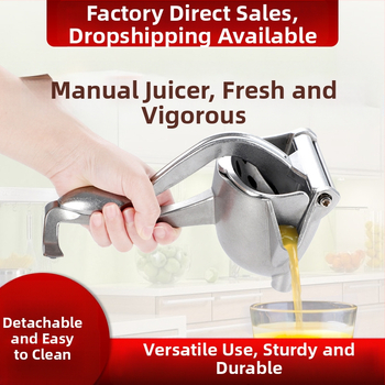 Uus internetikuulsuste majapidamises kasutatav käsitsi mahlapress multifunktsionaalne mahlapress kaasaskantav sidrunimahla press tehase otsetarnimine