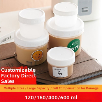 Pudingjogurtitops, käsitsi valmistatud kahekordse koorikuga piimakookosželee jäätisekoorik, ühekordselt kasutatav plastpudelipakendpurk