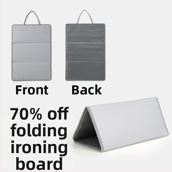 Trys sulankstomos lyginimo lentos, lyginimo kilimėlis, lyginimo lenta, sulankstomas, nešiojamas, šilumą izoliuojantis kilimėlis, plokščias lyginimo kilimėlis, pakabinamas, aukštos temperatūros kilimėlis, priedai