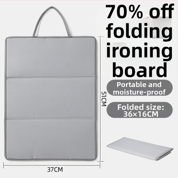 Trys sulankstomos lyginimo lentos, lyginimo kilimėlis, lyginimo lenta, sulankstomas, nešiojamas, šilumą izoliuojantis kilimėlis, plokščias lyginimo kilimėlis, pakabinamas, aukštos temperatūros kilimėlis, priedai