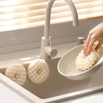 Βεντούζα σφουγγαριού μπλοκ βούρτσα πλυσίματος πιάτων κουζίνας αντικολλητικό λάδι πλύσιμο κατσαρόλας χονδρικής ανθεκτικό παχύρρευστο καθαρισμό και απολύμανση μαγικό μαντηλάκι