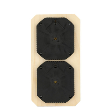 Mehaaniline pointertermomeeter-hügromeeter, kõrge niiskuskindlusega männipuidust raamiga higisaunaruumi spetsiaalne temperatuuri- ja niiskusmõõtur