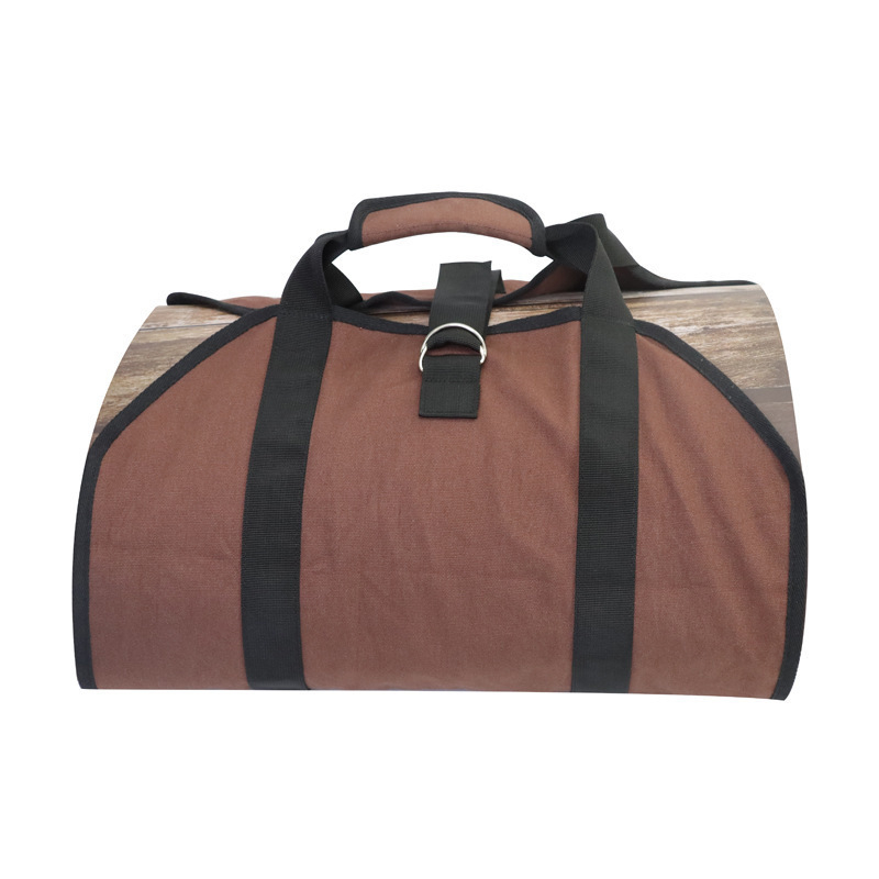 Geantă de depozitare a lemnului transfrontalieră Spot, geantă de pânză pentru organizarea lemnelor de foc, geantă de transport pentru exploatare forestieră, geantă de organizare diverse