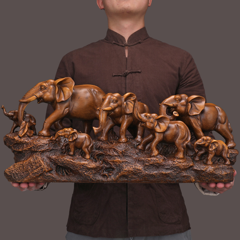 Elefánt dekoráció lakberendezés szerencsés elefánt pár iroda otthon nappali boros szekrény kreatív dekoráció kézműves dekoráció