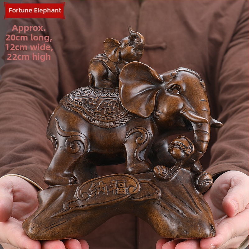 Elefánt dekoráció lakberendezés szerencsés elefánt pár iroda otthon nappali boros szekrény kreatív dekoráció kézműves dekoráció