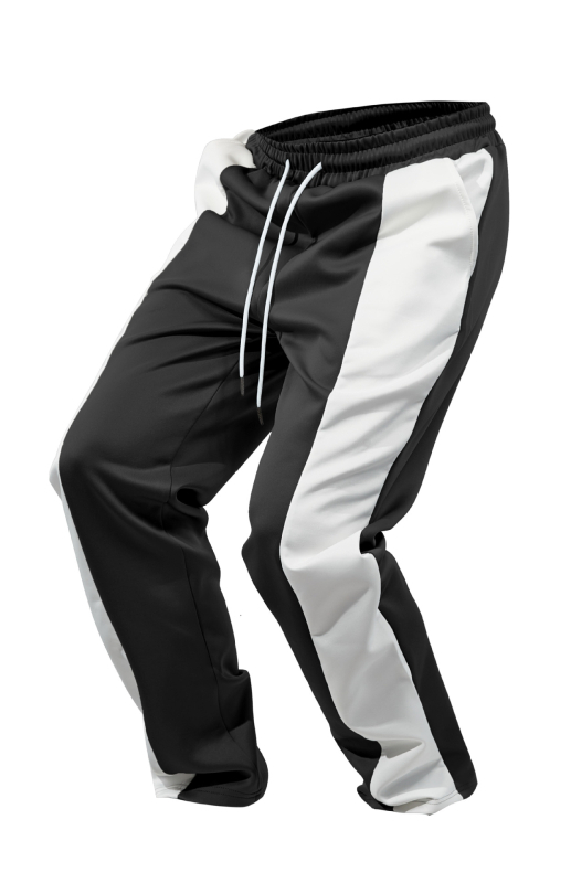 25 muških europskih i američkih prekograničnih veleprodajnih tvornica TEMU Xiyin Amazon Splicing Trendy Street Sports Casual Hlače