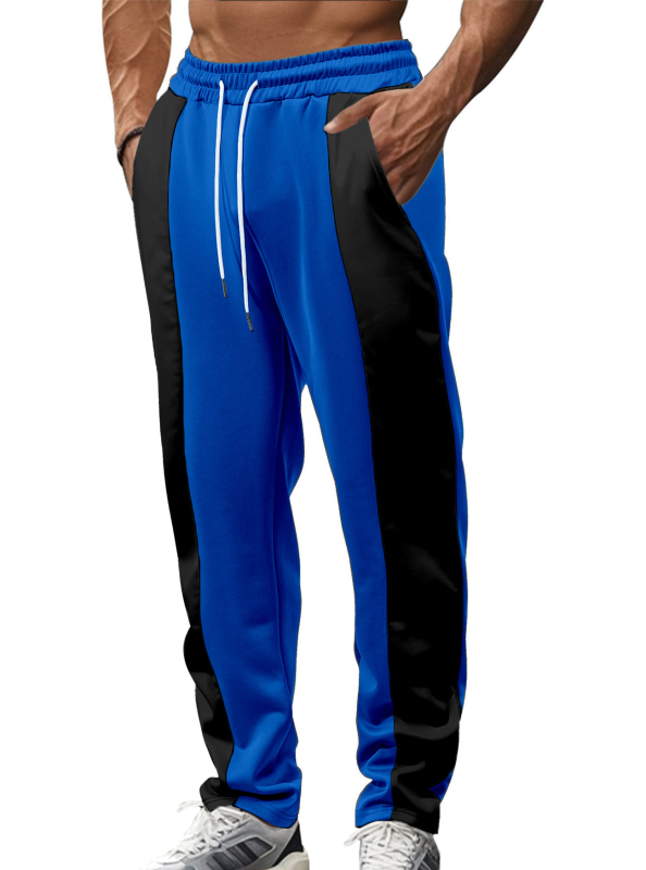 25 muških europskih i američkih prekograničnih veleprodajnih tvornica TEMU Xiyin Amazon Splicing Trendy Street Sports Casual Hlače