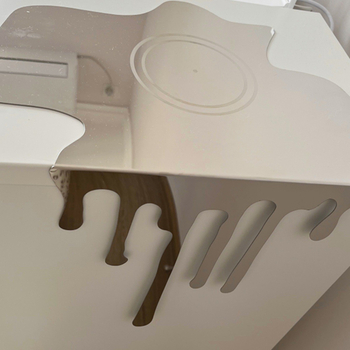 Εμπορικό διαμέρισμα από ανοξείδωτο χάλυβα υγρή σταγόνα νερού τρισδιάστατα στολίδια μοντέλο δωμάτιο σαλόνι τραπεζαρία μπαρ διακόσμηση επιφάνειας εργασίας