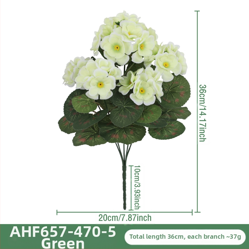 Határokon átnyúló művirág, muskátli begónia virág, lakberendezési díszek, művirág, művirág, zöld növény, nagykereskedelem