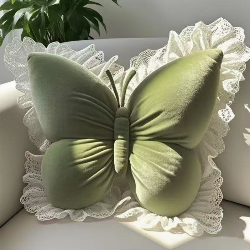 Μαξιλάρι γραφείου Princess Butterfly Σαλόνι Υπνοδωμάτιο με φιόγκο Μαξιλάρι καναπέ αυτοκινήτου Σπίτι Νέο μαξιλάρι δωματίου