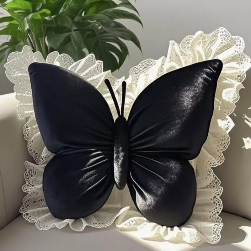 Μαξιλάρι γραφείου Princess Butterfly Σαλόνι Υπνοδωμάτιο με φιόγκο Μαξιλάρι καναπέ αυτοκινήτου Σπίτι Νέο μαξιλάρι δωματίου