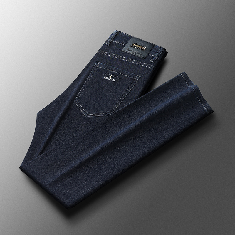 Four Seasons normál Vastagított Bárány Bársony Pamut Farmer Férfi Apukák Szűk Nadrág Egyenes Szájú Nadrág Hosszú Nadrág