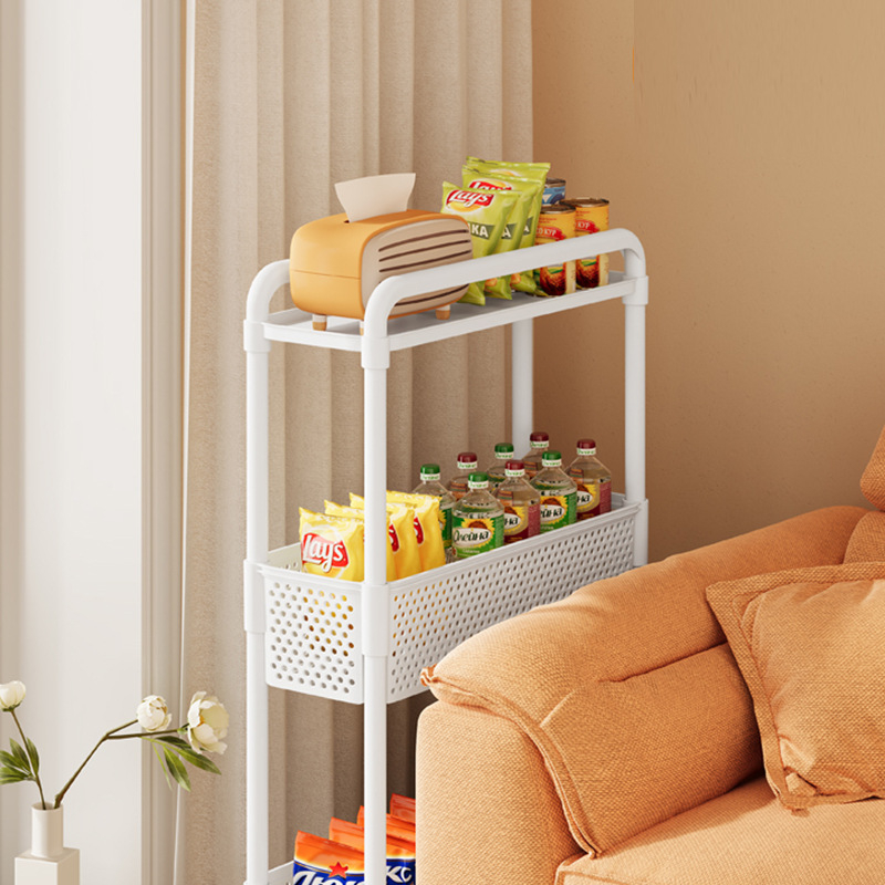 Raft de depozitare Gap, suport de depozitare detașabil multistrat pentru cărucior, bucătărie, living, extrem de îngust, raft de depozitare