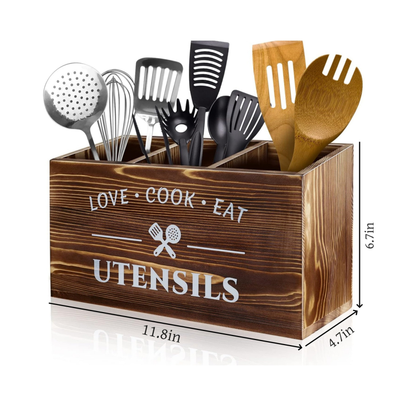 Puidust piiriülene retro stiilis köögikapp, kambritega hoiukast, nugade ja kahvlite hoiukast, lauaarvuti hoiukast