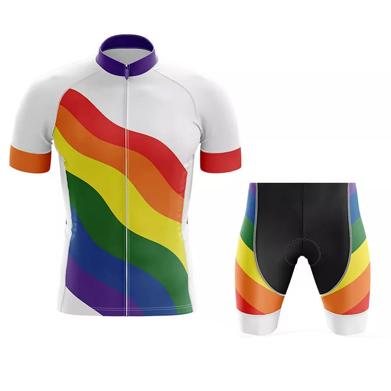 Lélegző kerékpáros kerékpár országúti kerékpáros ruházat 2023 Nyári kerékpáros ruházat kültéri rövid ujjú öltöny nedvszívó