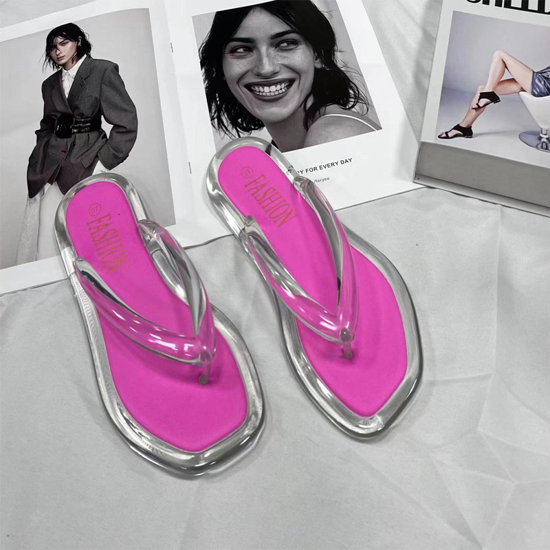 2023 Flip-flops noi pentru femei, îmbrăcăminte de vară, la modă, cei mai ușori pentru asortare, papuci cu talpă moale, pantofi de plajă, vânzare transfrontalieră, en-gros