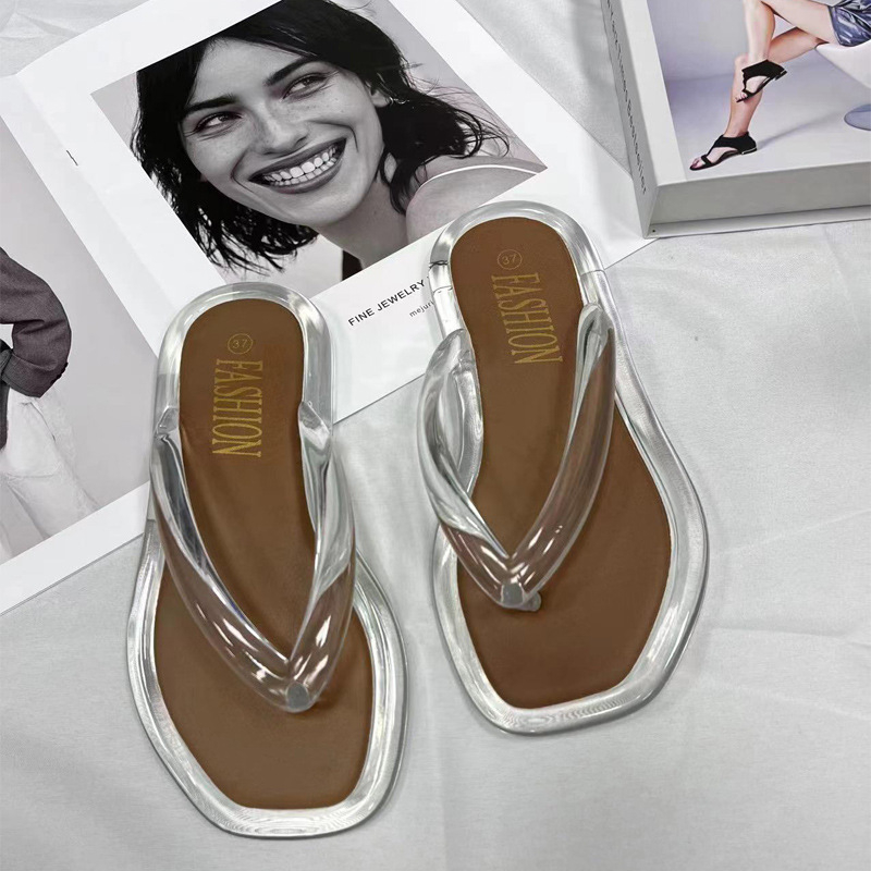 2023 Flip-flops noi pentru femei, îmbrăcăminte de vară, la modă, cei mai ușori pentru asortare, papuci cu talpă moale, pantofi de plajă, vânzare transfrontalieră, en-gros