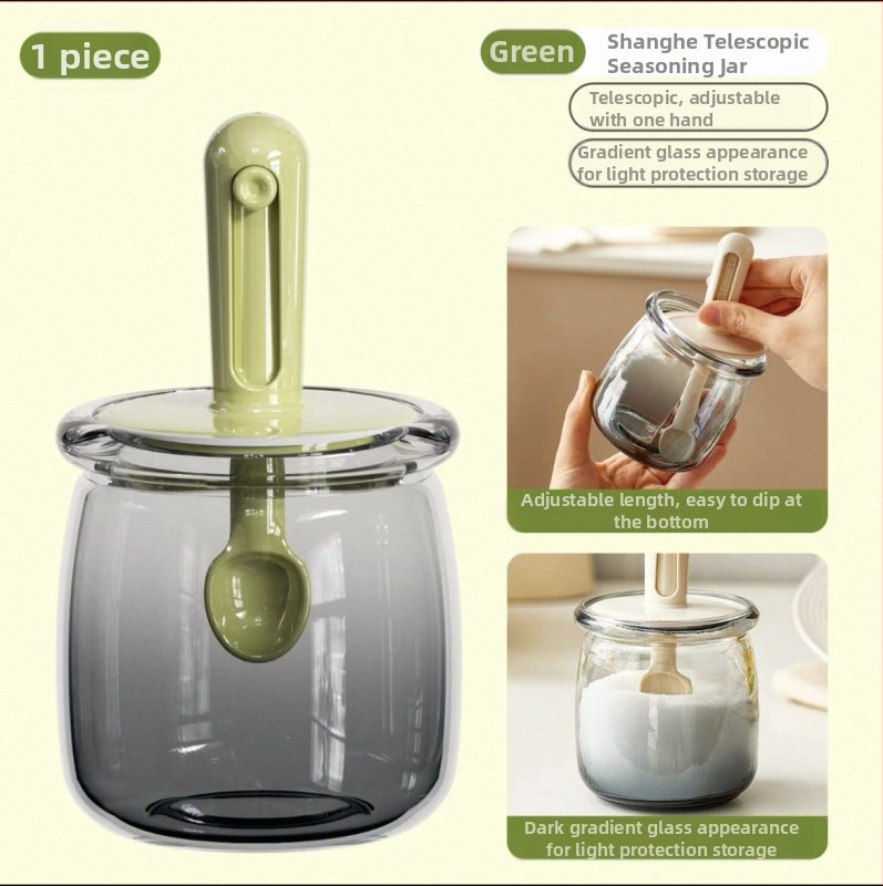 Teleskopinis aliejaus šepetėlio butelis buitinei virtuvei, atsparus aukštai temperatūrai, stiklinis silikoninis šepetėlio aliejaus butelis lauko kepsninei kepimui „viskas viename“ aliejaus butelis