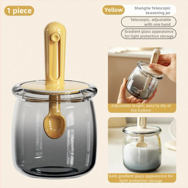 Teleskopinis aliejaus šepetėlio butelis buitinei virtuvei, atsparus aukštai temperatūrai, stiklinis silikoninis šepetėlio aliejaus butelis lauko kepsninei kepimui „viskas viename“ aliejaus butelis