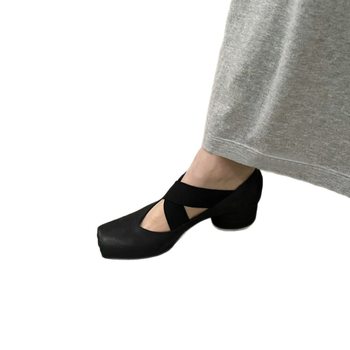 Έκδοση από δέρμα προβάτου ~ Γυναικεία παπούτσια μπαλέτου από γνήσιο δέρμα, ρετρό, ψηλά τακούνια με γαλλικό τετράγωνο τακούνι, σε στιλ νεράιδας, Mary Jane