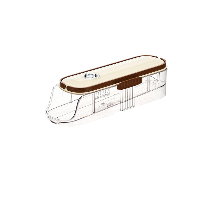 Vienkārša stila mājsaimniecības ledusskapja uzglabāšanas kaste Virtuves uzglabāšanas kaste Dārzeņu, augļu, olu, daudzslāņu pārnēsājama uzglabāšanas kaste