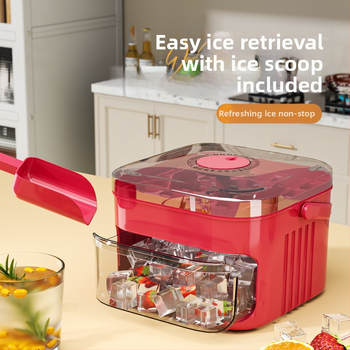 Πιέστε το δίσκο πάγου για παγοκύβους, παγοθήκη τροφίμων, παγοθήκη, παγωμένη μπάλα πάγου, μεγάλη χωρητικότητα, οικιακό ψυγείο αποθήκευσης πάγου