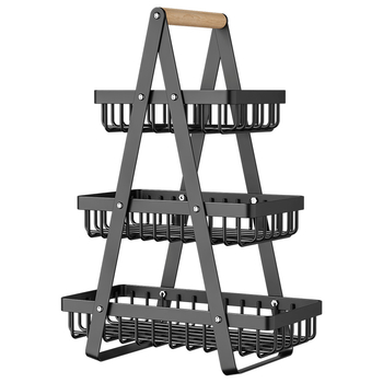 Vaisių krepšelis Daugiasluoksnis laikymo krepšelis Stalinis laikymo krepšelis Užkandžių laikymo krepšelis Kanalizacijos krepšelis Nuimamas vaisių ir daržovių krepšelis Buitinis