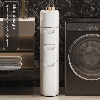 Tualettruumi sahtlitüüpi hoiukapp Majapidamise tualettruumi mitmekihiline plastist hoiukapp Paigaldusvaba hoiuriiul