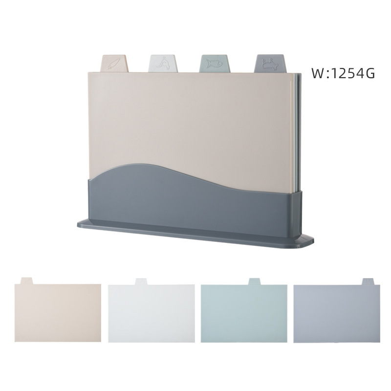 Dvipusė virtuvės pjaustymo lentelė su daiktadėže, klasifikavimo pjaustymo lentelė, keturių dalių kūdikių vaisių maisto papildoma neslystanti virtuvės pjaustymo lentelė