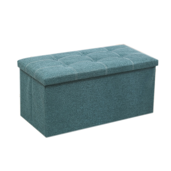 Табуретка за съхранение от плат, многофункционална табуретка за сядане и преобличане на обувки, малка табуретка за диван, сгъваема кутия за съхранение, кутия за домакинско съхранение