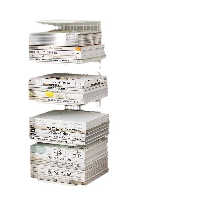 Nagy kapacitású asztali tároló könyvespolc könyvespolc vas diákkönyv hűséges állvány asztal egyszerű könyv- és újságpolc