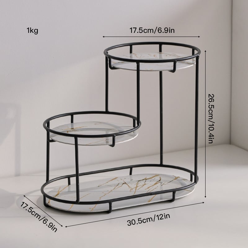 Raft de depozitare cosmetică de lux ușor, cutie de depozitare cosmetică, suport de blat pentru desktop, cutie de depozitare pentru îngrijirea pielii