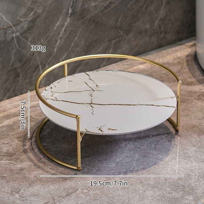 Raft de depozitare cosmetică de lux ușor, cutie de depozitare cosmetică, suport de blat pentru desktop, cutie de depozitare pentru îngrijirea pielii