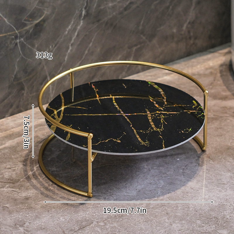 Raft de depozitare cosmetică de lux ușor, cutie de depozitare cosmetică, suport de blat pentru desktop, cutie de depozitare pentru îngrijirea pielii