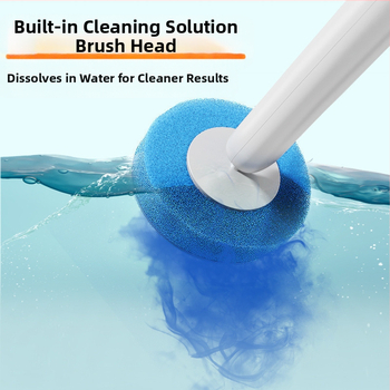 Vienkartinis tualetinis šepetys Buitinis tualetinis šepetys Be aklavietės sienos Naujas tualeto valymo šepetys