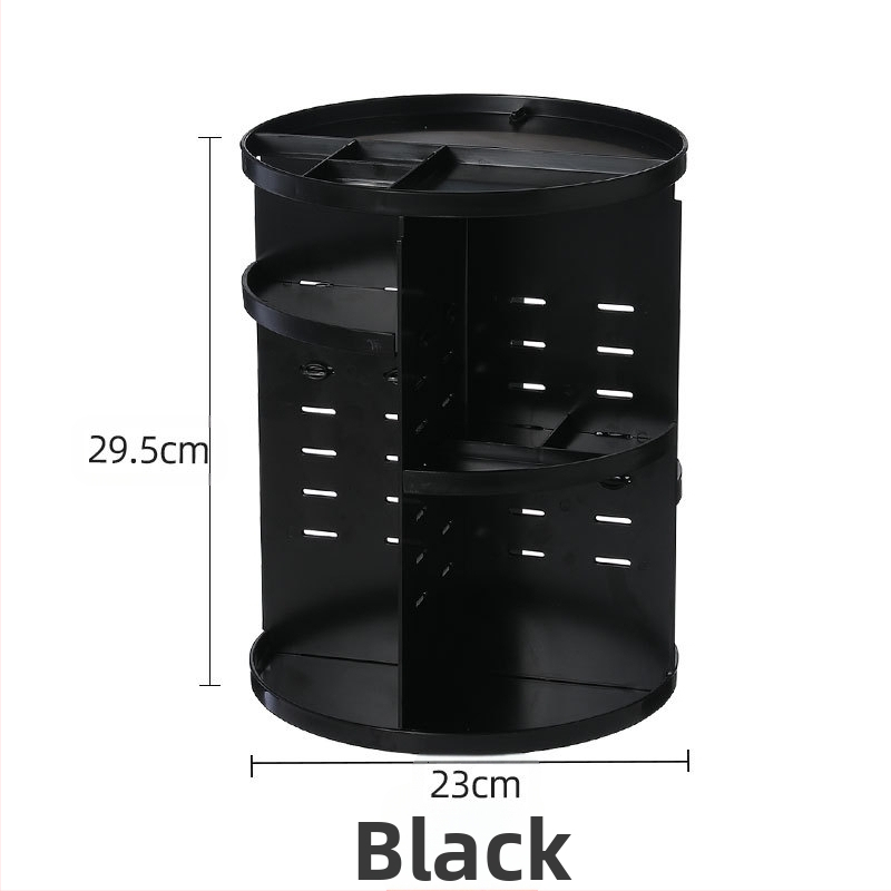 Forgó kozmetikai tároló doboz asztali átlátszó műanyag tároló állvány bőrápolás rúzs kozmetikai ecset kozmetikai tároló állvány