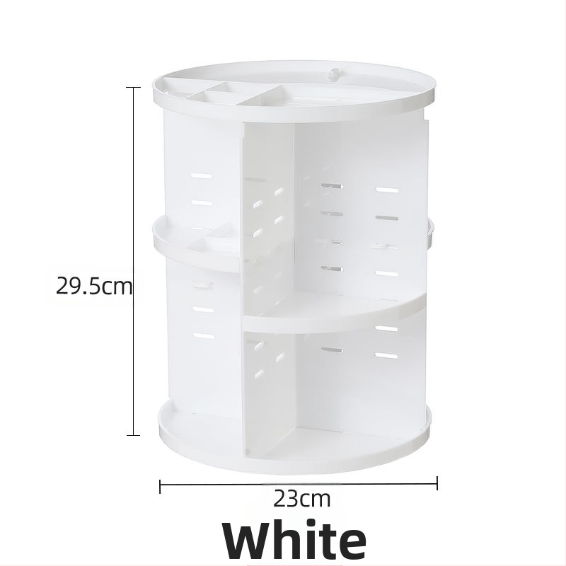 Forgó kozmetikai tároló doboz asztali átlátszó műanyag tároló állvány bőrápolás rúzs kozmetikai ecset kozmetikai tároló állvány