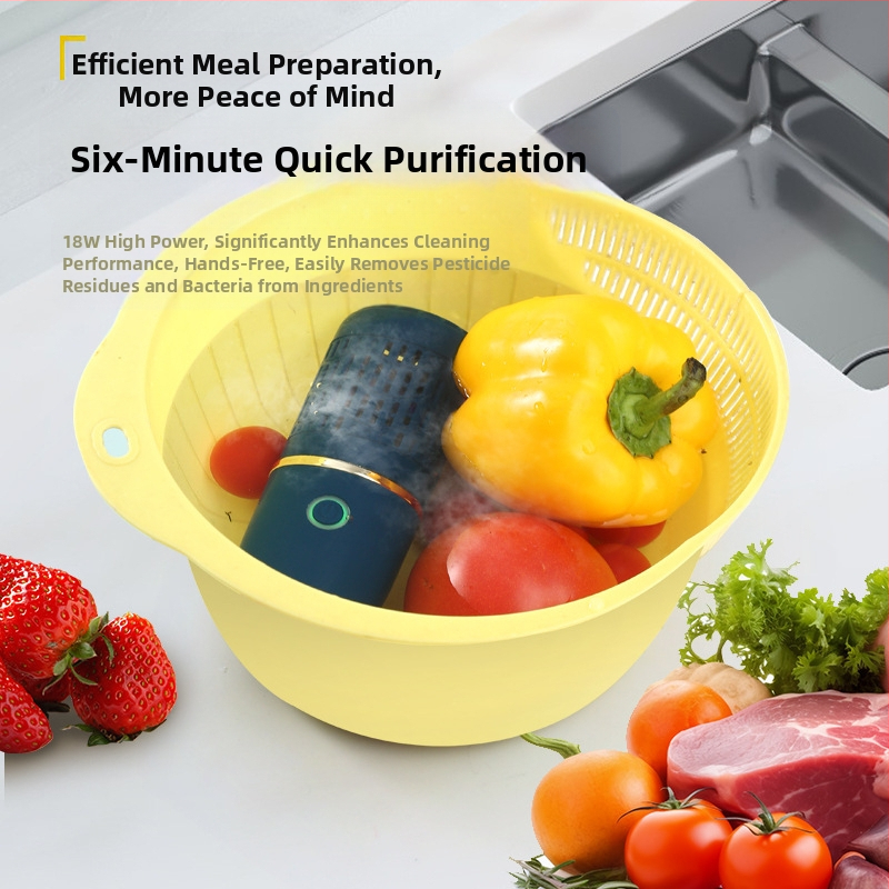 Нова домакинска пералня за пречистване на плодове и зеленчуци, интелигентна капсулна машина за плодове и зеленчуци, съставки, машина за стерилизация и дезинфекция на плодове през граница