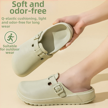 Papuci de sală chirurgicală pentru bărbați și femei, papuci de asistentă medicală cu talpă groasă pentru îmbrăcăminte exterioară, papuci antiderapanți, anti-miros, pantofi de asistentă medicală