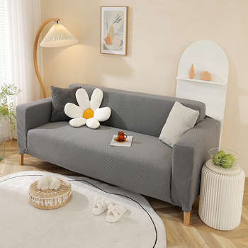 Furnizare directă din fabrică, produse populare en-gros, transfrontaliere, tricotate, fleece polar îngroșat, elastic, concubine, canapea single dublă cu trei locuri, all-inclusive