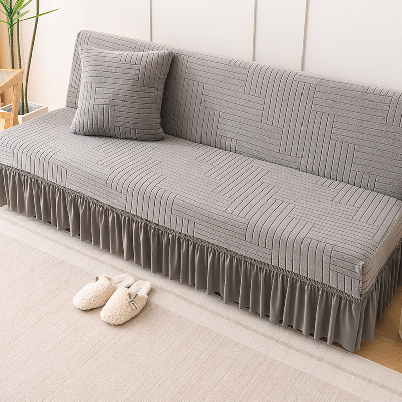 Sirge reaga diivanikate, kõikehõlmav universaalne kate, nelja aastaaja universaalne tipptasemel vanamoodne diivanikatte seelik, uus stiil 2025