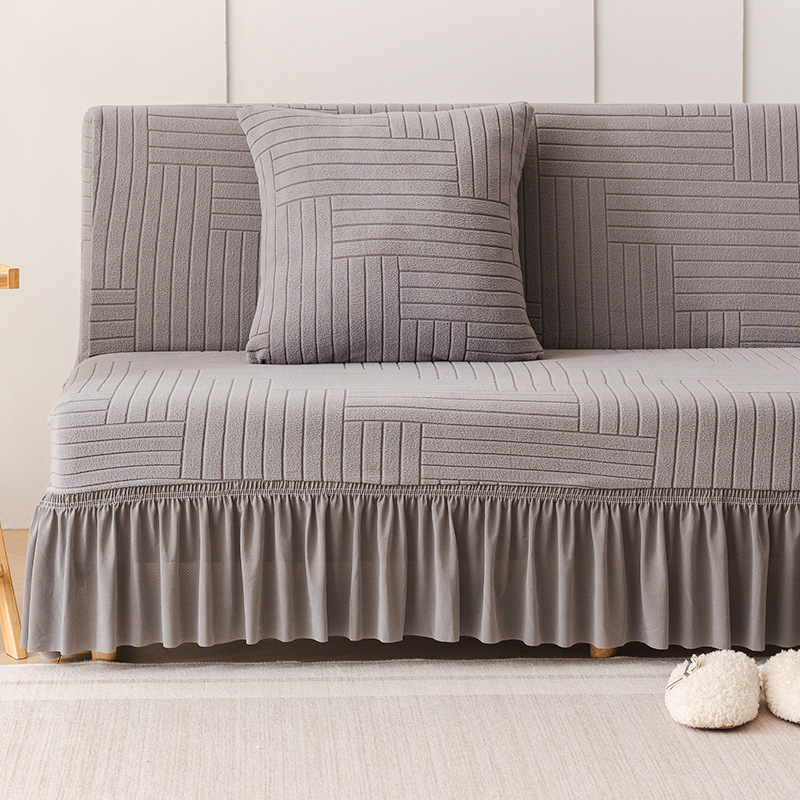 Sirge reaga diivanikate, kõikehõlmav universaalne kate, nelja aastaaja universaalne tipptasemel vanamoodne diivanikatte seelik, uus stiil 2025