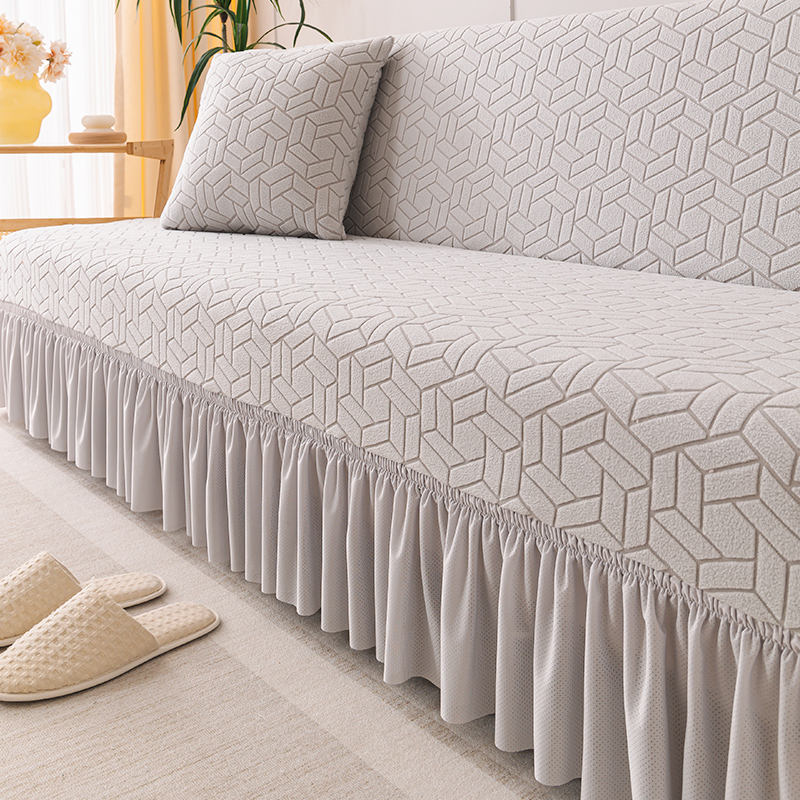 Sirge reaga diivanikate, kõikehõlmav universaalne kate, nelja aastaaja universaalne tipptasemel vanamoodne diivanikatte seelik, uus stiil 2025