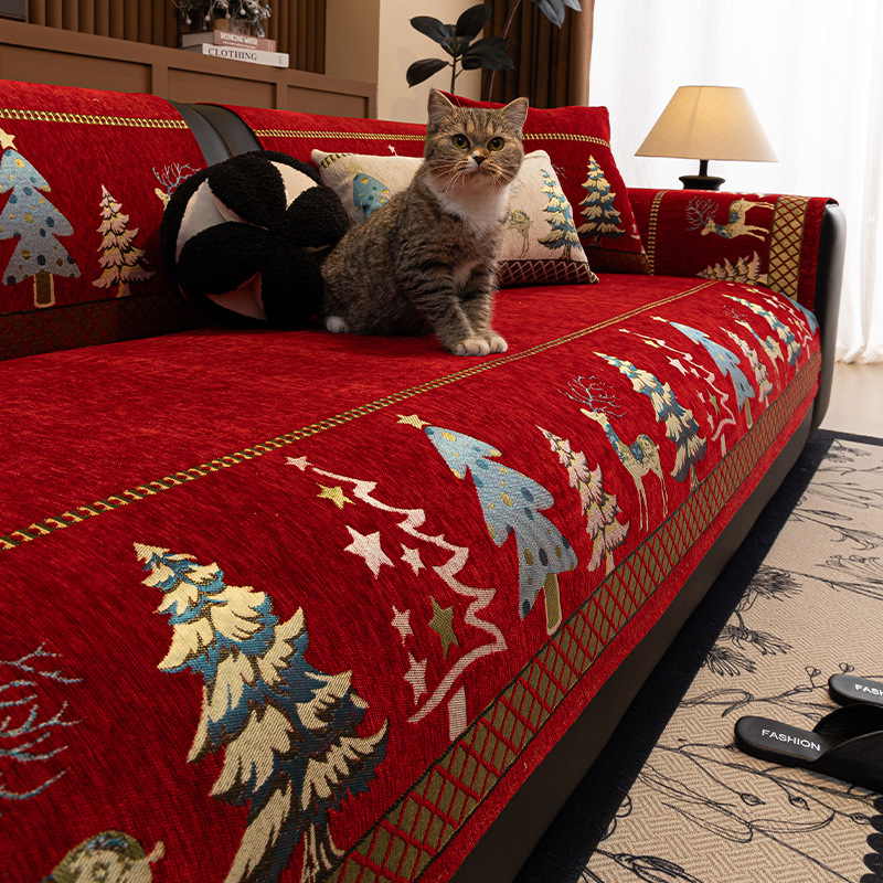 Chenille jacquard kanapépárna négy évszakos univerzális csúszásmentes foltálló párna 2025 új, határokon átnyúló kanapéhuzat huzat