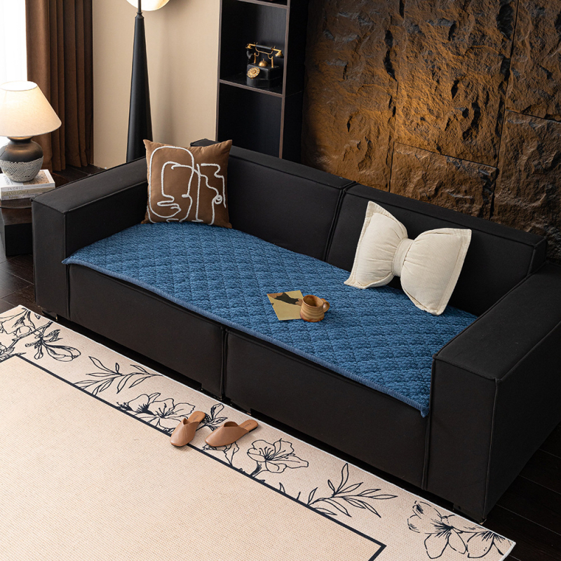 Kordbársony, egyszínű, vastagított, csúszásmentes, népszerű külkereskedelmi, géppel mosható kanapépárna, öbölablak-párna, 2025-ös új, egyenes soros üléspárna