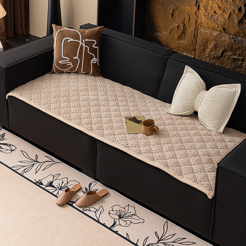 Kordbársony, egyszínű, vastagított, csúszásmentes, népszerű külkereskedelmi, géppel mosható kanapépárna, öbölablak-párna, 2025-ös új, egyenes soros üléspárna