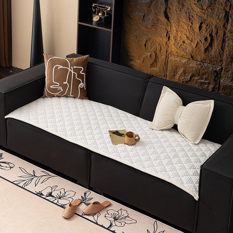 Kordbársony, egyszínű, vastagított, csúszásmentes, népszerű külkereskedelmi, géppel mosható kanapépárna, öbölablak-párna, 2025-ös új, egyenes soros üléspárna