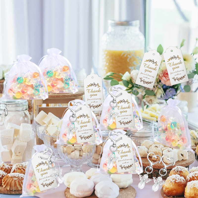 Új Őrangyal Kulcstartó Esküvői Ajándék Karácsony Hálaadás Születésnap Keresztelő Úrvacsora Vendég Köszönőajándék