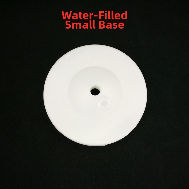 Gamintojo didmeninė prekyba 1,2 m krištolo vamzdelio kolona su vandeniu užpildytu pagrindu, pilnas kelio kreipiamosios kolonos mažų pagrindo priedų rinkinys, didmeninė prekyba